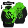TILL THE FUCKIN FREAKIN TRAINING WHEEL FALL OFF - 3D ALL OVER PRINTED - HUSQVARNA - GREEN