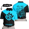 TILL THE FUCKIN FREAKIN TRAINING WHEEL FALL OFF - 3D ALL OVER PRINTED - HUSQVARNA - SKY BLUE - POLO SHIRT