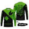 TILL THE FUCKIN FREAKIN TRAINING WHEEL FALL OFF – 3D ALL OVER PRINTED – KAWASAKI – GREEN - JERSEY
