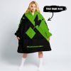 TILL THE FUCKIN FREAKIN TRAINING WHEEL FALL OFF – 3D ALL OVER PRINTED – KAWASAKI – GREEN - OODIE BLANKET HOODIE