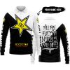 TILL THE FUCKIN FREAKIN TRAINING WHEEL FALL OFF – 3D ALL OVER PRINTED – ROCKSTAR ENERGY - LONG SLEEVE POLO SHIRT