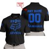 ZERO FOX GIVEN – LIMITED EDITION – YAMAHA – BLACK - BLUE V1 - POLO SHIRT