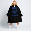 ZERO FOX GIVEN – LIMITED EDITION – YAMAHA – BLACK - BLUE V1 - OODIE BLANKET HOODIE