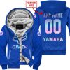 ZERO FOX GIVEN – LIMITED EDITION – YAMAHA – BLACK BLUE - FLEECE ZIP HOODIE