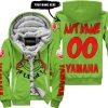 THE GRINCH – OH FUDGE – YAMAHA – RED - FLEECE ZIP HOODIE