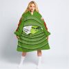 THE GRINCH – SIX FEET PEOPLE – YAMAHA – RED - OODIE BLANKET HOODIE