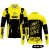 PREMIUM MX – JUST FNKN SEND IT – ROCKSTAR – YELLOW - LONG SLEEVE POLO SHIRT