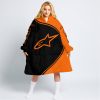 3D ALL OVER PRINTED – LIMITED EDITION – ALPINESTARS - ORANGE - OODIE BLANKET HOODIE