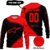 3D ALL OVER PRINTED – LIMITED EDITION – ALPINESTARS - RED - SWEATER UGLY