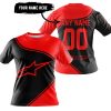 3D ALL OVER PRINTED – LIMITED EDITION – ALPINESTARS - RED -T-SHIRT