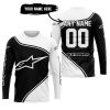 3D ALL OVER PRINTED – LIMITED EDITION – ALPINESTARS - WHITE - JERSEY