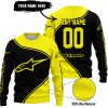 3D ALL OVER PRINTED – LIMITED EDITION – ALPINESTARS - YELLOW - SWEATER UGLY