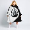 3D ALL OVER PRINTED – LIMITED EDITION – CAN AM – BLACK - OODIE BLANKET HOODIE