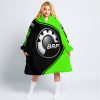 3D ALL OVER PRINTED – LIMITED EDITION – CAN AM – GREEN - OODIE BLANKET HOODIE