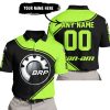 3D ALL OVER PRINTED – LIMITED EDITION – CAN AM – GREEN 1 - POLO SHIRT