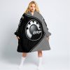 3D ALL OVER PRINTED – LIMITED EDITION – CAN AM – GREY - OODIE BLANKET HOODIE