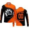 3D ALL OVER PRINTED – LIMITED EDITION – CAN AM – ORANGE - LONG SLEEVE POLO SHIRT