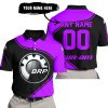 3D ALL OVER PRINTED – LIMITED EDITION – CAN AM – PURPLE - POLO SHIRT