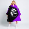3D ALL OVER PRINTED – LIMITED EDITION – CAN AM – PURPLE - OODIE BLANKET HOODIE