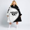 3D ALL OVER PRINTED – LIMITED EDITION – FLY RACING – BLACK - OODIE BLANKET HOODIE