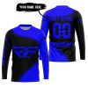 3D ALL OVER PRINTED – LIMITED EDITION – FLY RACING – BLUE - JERSEY