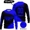 3D ALL OVER PRINTED – LIMITED EDITION – FLY RACING – BLUE - SWEATER UGLY