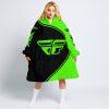 3D ALL OVER PRINTED – LIMITED EDITION – FLY RACING – GREEN - OODIE BLANKET HOODIE