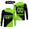 3D ALL OVER PRINTED – LIMITED EDITION – FLY RACING – GREEN 1 - JERSEY