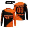 3D ALL OVER PRINTED – LIMITED EDITION – FLY RACING – ORANGE - JERSEY