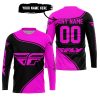 3D ALL OVER PRINTED – LIMITED EDITION – FLY RACING – PINK - JERSEY