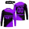 3D ALL OVER PRINTED – LIMITED EDITION – FLY RACING – PURPLE - JERSEY