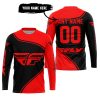 3D ALL OVER PRINTED – LIMITED EDITION – FLY RACING – RED - JERSEY