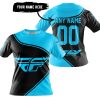 3D ALL OVER PRINTED – LIMITED EDITION – FLY RACING – SKY BLUE - T-SHIRT
