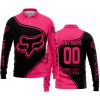 3D ALL OVER PRINTED – LIMITED EDITION – FOX RACING - LONG SLEEVE POLO SHIRT