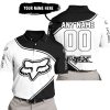 3D ALL OVER PRINTED – LIMITED EDITION – FOX RACING - BLACK - POLO SHIRT