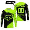 3D ALL OVER PRINTED – LIMITED EDITION – FOX RACING - NEON - JERSEY