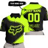 3D ALL OVER PRINTED – LIMITED EDITION – FOX RACING - NEON - POLO SHIRT