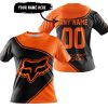 3D ALL OVER PRINTED – LIMITED EDITION – FOX RACING - ORANGE - T-SHIRT