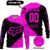 3D ALL OVER PRINTED – LIMITED EDITION – FOX RACING - PINK - SWEATER UGLY