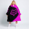 3D ALL OVER PRINTED – LIMITED EDITION – FOX RACING - PINK - OODIE BLANKET HOODIE