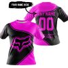 3D ALL OVER PRINTED – LIMITED EDITION – FOX RACING - PINK - T-SHIRT