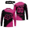 3D ALL OVER PRINTED – LIMITED EDITION – FOX RACING - PINK 1 - JERSEY