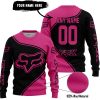 3D ALL OVER PRINTED – LIMITED EDITION – FOX RACING - PINK 1 - SWEATER UGLY