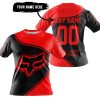 3D ALL OVER PRINTED – LIMITED EDITION – FOX RACING - RED - T-SHIRT