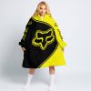 3D ALL OVER PRINTED – LIMITED EDITION – FOX RACING - YELLOW - OODIE BLANKET HOODIE