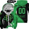 3D ALL OVER PRINTED – LIMITED EDITION – FOX RACING & MONSTER ENERGY - FLEECE ZIP HOODIE