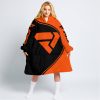 3D ALL OVER PRINTED – LIMITED EDITION – FXR – ORANGE - OODIE BLANKET HOODIE