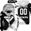3D ALL OVER PRINTED – LIMITED EDITION – FXR – WHITE - FLEECE ZIP HOODIE