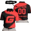 3D ALL OVER PRINTED – LIMITED EDITION – GASGAS – RED - POLO SHIRT