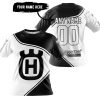 3D ALL OVER PRINTED – LIMITED EDITION – HUSQVARNA – BLACK - T-SHIRT